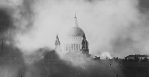 St Paul's During the London Blitz