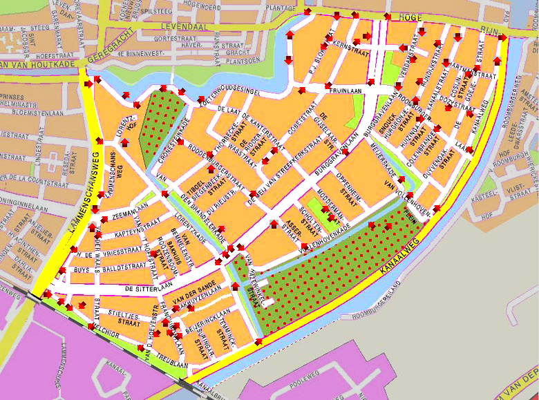 Map of Duyvendakstraat (Click for View)