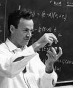 Richard Feynman Lecturing at Caltech