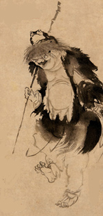 Chinese Hermit, of the Jwangdz Type, Determined to Make Fun of Confucius