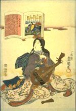 Izumi Shikibu, by Kunisada
