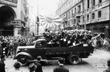 Japanese Troops Entering Shanghai, 1941