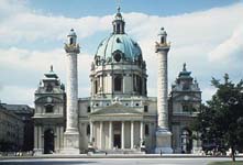 The Karlskirche, Vienna (Completed 1737)