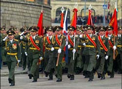 Trobriand Islanders in Other Costume (Commemorative Parade in, Moscow, 9 May 2005