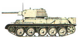 Russian T-34 Tank (with original 76mm gun)